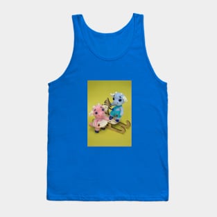 Two dragons crocheted toys Tank Top